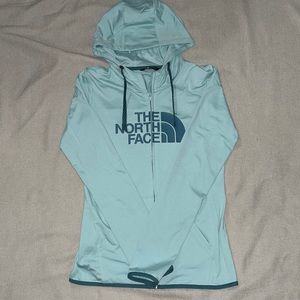 The North Face lightweight hooded zip up athletic jacket size small